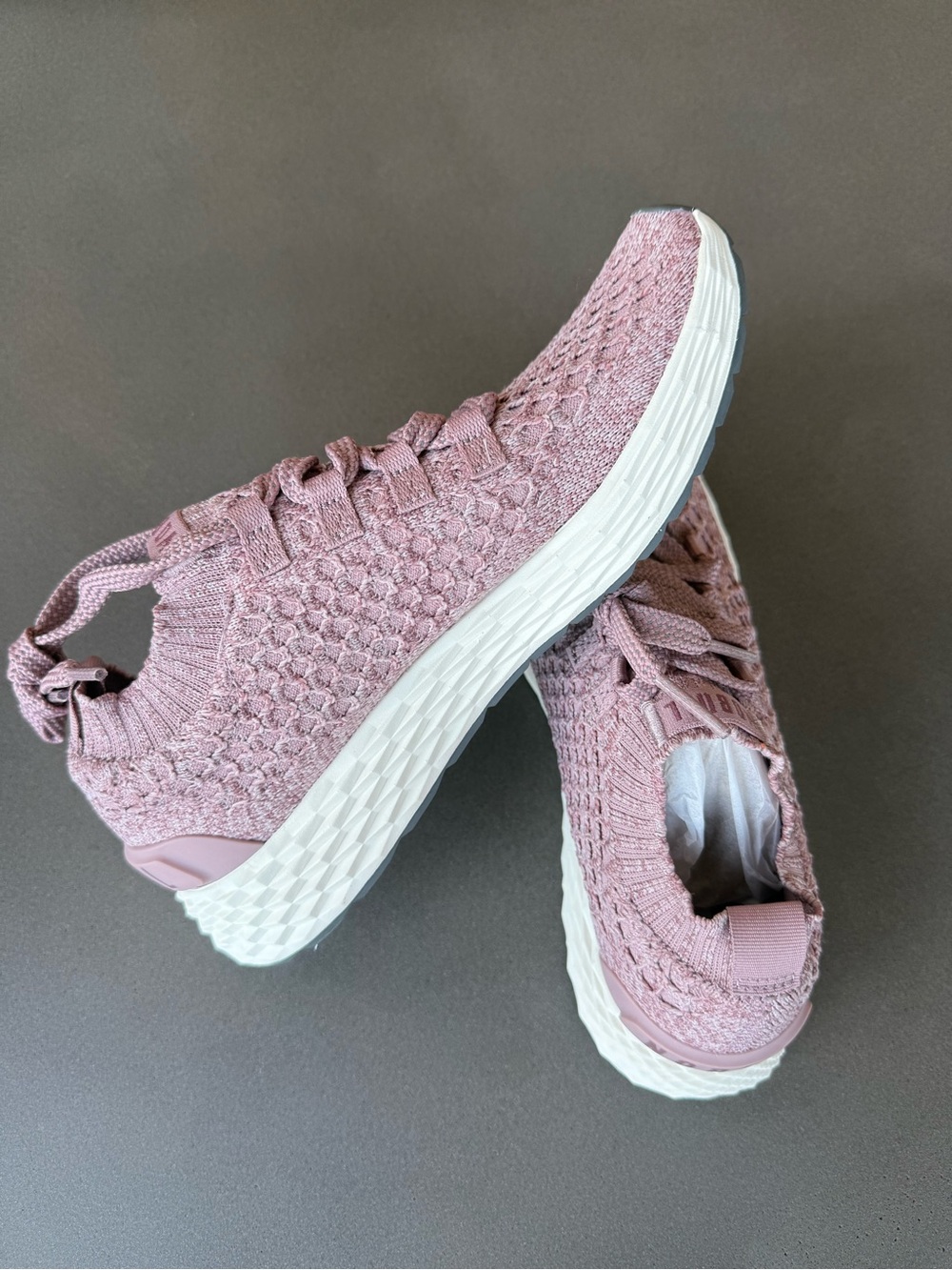 NOBULL Women's All Day Knit Running Shoes - Pink Heather